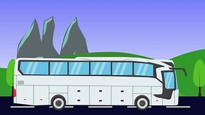 clip-3456809273-cartoon-bus-running-animation-fields-mountain-background