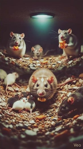 Inside a Rat Colony – Real Underground Footage 😱 #building #architecture #motivation #travel #build