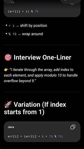 Java Program to Shift numbers #shorts