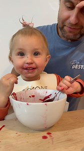 Ada loves eating daddy’s food | CookingwithSammy