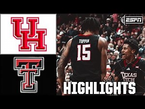 Houston Cougars vs. Texas Tech Red Raiders | Full Game Highlights | ESPN CBB