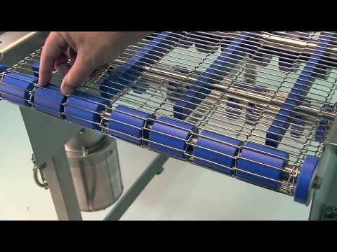 Wire Belt Company - How to setup a Flat-Flex® conveyor belt transfer