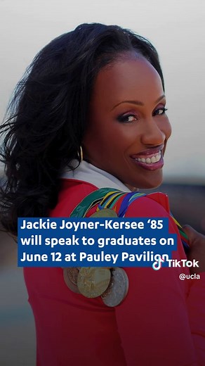 One of UCLA’s most iconic alumni is returning to campus. Jackie Joyner-Kersee ’85 will deliver the keynote address at the 2026 UCLA College commencement ceremonies on June 12 at Pauley Pavilion. Read the full announcement at our link in bio. #UCLA2026