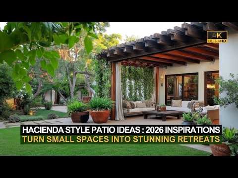 Hacienda Style Patio Ideas That Turn Small Spaces into Stunning Retreats
