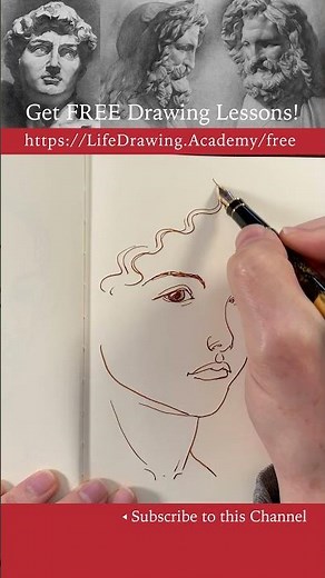 https://oldmasters.academy/free Pen and ink sketching as artistic training