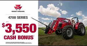 Tough jobs need a tough tractor. The 4700 Series offers the durability you need to tackle any job. Ask us about our great offers! | Massey Ferguson