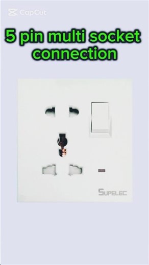 5 pin multi socket connection #socketline#combine socket#diy#shorts#trending#shortvideos#shortsfeed