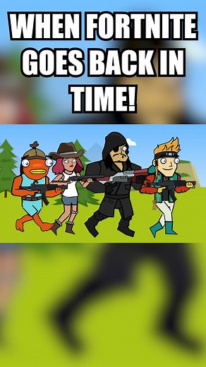 When Fortnite goes back in time #fortnite #shorts #fortniteog | Arcade Cloud Originals