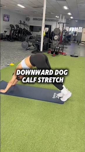 Downward Dog Calf Stretch
