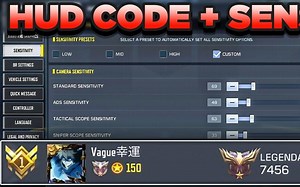 【CODM搬运】Vague - 键位设置&灵敏度