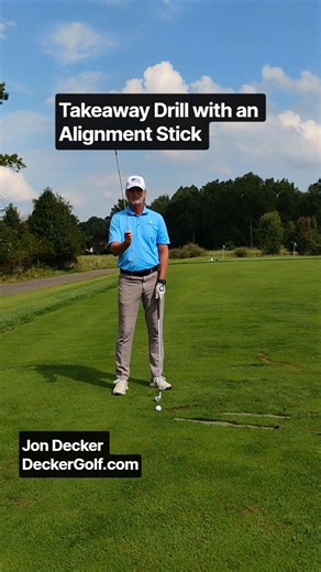 Takeaway Drill with an Alignment Stick #deckergolf #pga #sopga #takeaway #fullswing