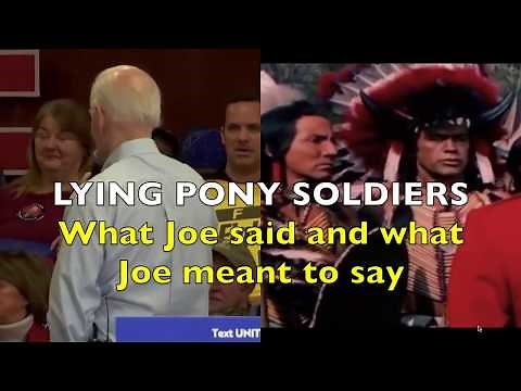 Meaning & Origin of Joe Biden's Lying Dogfaced Pony Soldier - early 1950's action movies