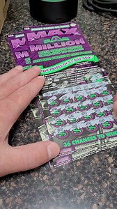 BIG WINNING SCRATCH OFF LOTTERY TICKETS Max A Million $20 Scratch Off #lottery | Couch Collectibles
