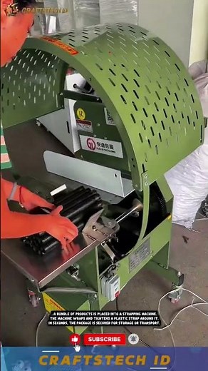 Automatic Strapping Machine | Fast Industrial Packaging Process #industrialmachine