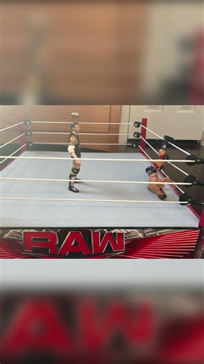 WWE Austin theory giving CM punk a slingshot rolling code breaker! #wwemattel ￼