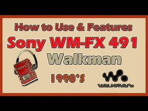 Sony WM-FX491 Walkman – How to Use & Features Demo