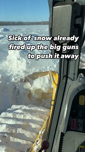 17K views · 10K reactions | Anyone else sick of cleaning snow already #johndeere #dozer | Beger Industries Inc | Facebook