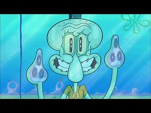 Squidward Smiling at the Inside of Krusty Krabs for 10 Hours