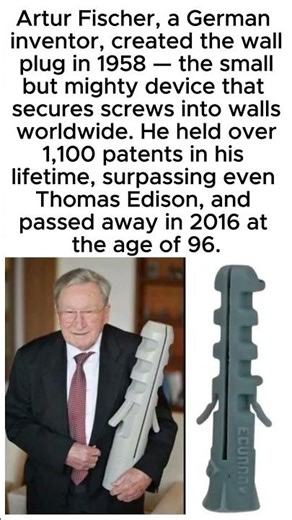 The Man Who Out-Invented Thomas Edison — Artur Fischer