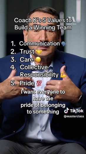 Coach K's Values for Building Legendary Basketball Teams
