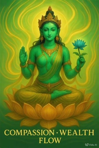 “Green Light Meditation for Wealth & Healing”