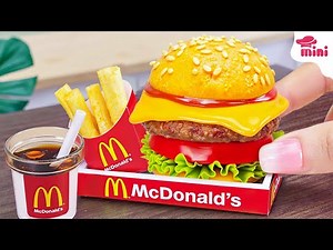 🍔 So Yummy Miniature McDonald's Big Mac Recipe | Mini Bakery