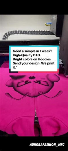 High-Quality DTG Printing for Sample Clothing