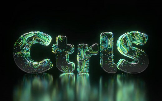 C4D教程：通过域控制默认粒子(含工程文件)