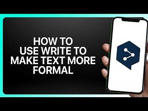 How To Use Deepl Write To Make Text More Formal! Tutorial