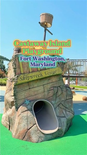 Castaway Island Playground 📍Fort Washington, Maryland