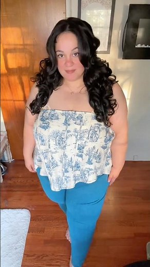Big bust approved tops ✔️Same jeans, totally different vibe 🔥 #plussize #plusisamust #curvyoutfit