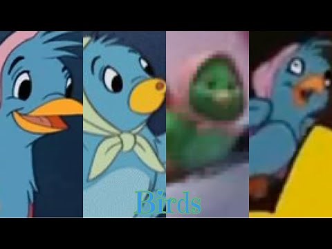 Birds (Cinderella) | Evolution In Movies & TV (1950 - 2021) The Simpsons In Plusaversary