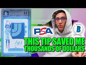 Watch This Before Submitting ANY Cards to PSA or Beckett for Grading 🤯 ❌