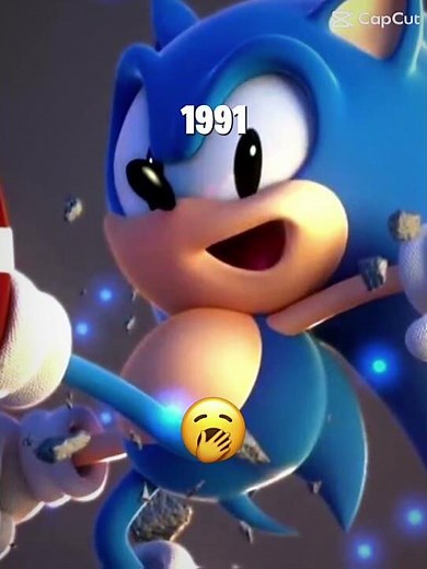 Sonic in 1991 vs sonic 2026