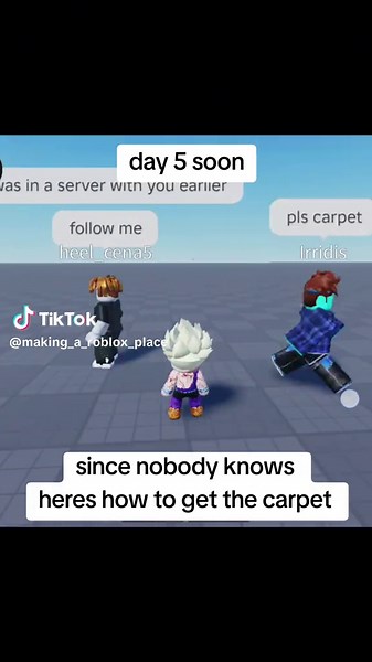 im adding a sign to the teleporter to the carpet #game #fyp #robloxfyp