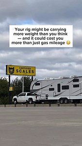 🚨 Knowing your RV’s weight isn’t optional — it’s essential for safe travel. Every camper comes with a GVWR (Gross Vehicle Weight Rating) — the max weight your rig can safely handle when fully loaded. That includes your water, gear, food, and all those “must-have” camping gadgets that add up fast. 🧳 💡 The best way to know where you stand is to hit a CAT Scale at your local truck stop. It only takes a few minutes and gives you an accurate, real-world number for your total weight — peace of mind