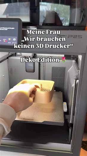Also wenn sie jetzt nicht überzeugt ist?!🤷 Ich bin Phil und versuche immer noch meine Frau vom 3D Drucker zu überzeugen 😆 #diy #3ddruck #3ddrucker #dekoideen