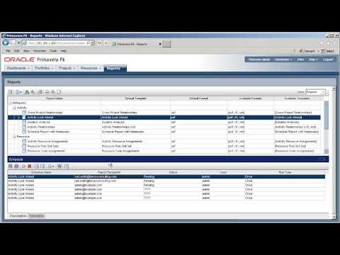 Using The BI Publisher Reports in Primavera P6 EPPM Reports Tab