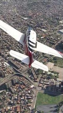 Estadio Nilton Santos, Rio de Janeiro - Beechcraft Bonanza G36 Circling the Stadium