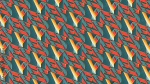 Moving texture with words YES Motion graphic design loop animation. 3d rendering