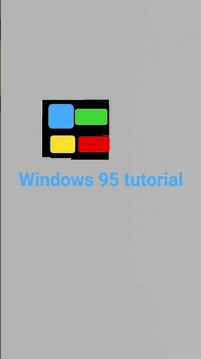 Windows 95 tutorial
