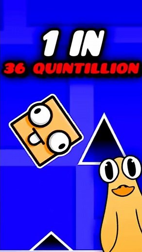 Stereo Madness, but 1 in 36 QUINTILLION! #geometrydash #gd