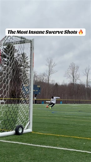 The Most Insane Swerve Shots Ever 🔥🤯 He shots better than Cr7 🤯🔥 @Richard ❤️ #soccer #kickerball #fyp #challenge #footballtiktok