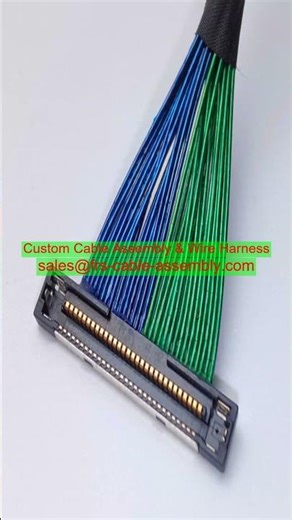 bundled coaxial cable for endoscope overmold 20828-R10T-06 ultra miniature coax cable assemblies