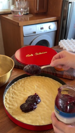 طريقة مبشورة ماما بالفرن سهلة ولذيذة (وصفة بالمربى)