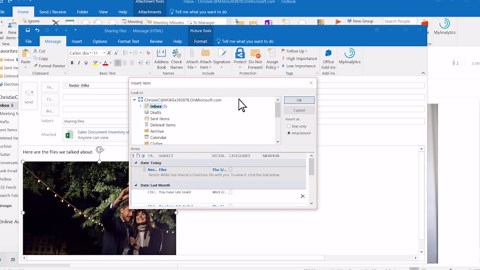 Adicionar imagens ou anexar ficheiros a e-mails no Outlook - Suporte da Microsoft