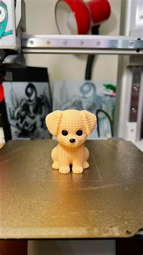 3D Printing a Knitted Dog