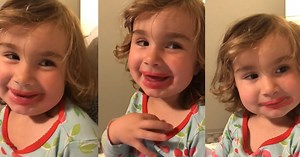 Video: Little girl, caught with lipstick, says she got it from 'Home Depot'
