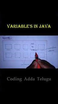 Variables in Java🤔 Programming Basics Explained Simply Programming Fundamentals #codingforbeginners