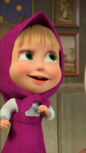 Cosa potresti creare in 1 minuto? ✏️✂️ #mashaandthebear #mashaeorso #Shorts #LaGiornataDellArte